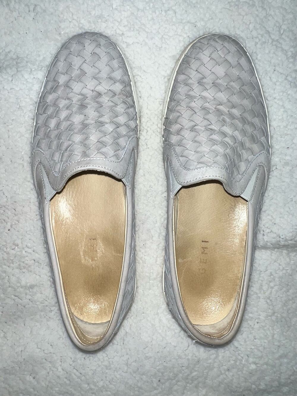 M. Gemi handmade Italian Silver slides - size 40/9